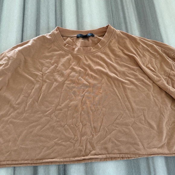 Oversized Crop T-shirt 0 New - Picture 2 of 4